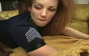 red head female police officer 