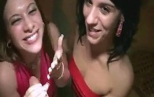 Hot fbig booty friends share a cock