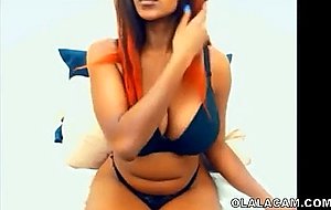 Impressive 2 ebony chubby cam models with huge tit