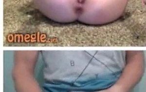 Omegle girl helps me cum