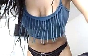 Perfect busty latina brunette having real orgasm on cam 