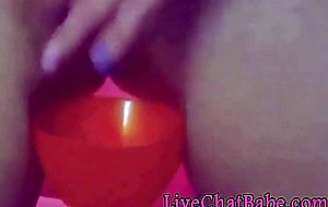 Babe doll with boobies pounds her ass livechatbabe