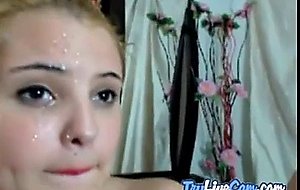 Wife penetrates hole at trylivecam