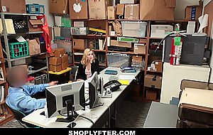 Shoplyfter - caught red-handed and bribed to fuck 