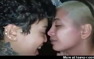 Two teens giving a bj