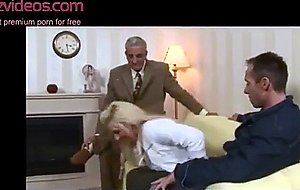 British wife gets spanked