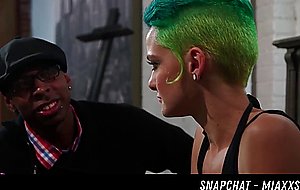Emo Punk Teen Takes Black Cock HER SNAPCHAT MIAXXSE
