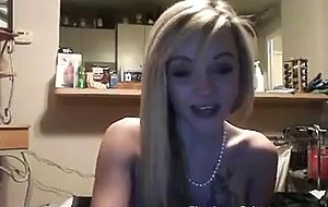 Webcam sweet blonde with tight pussy rides her bf h