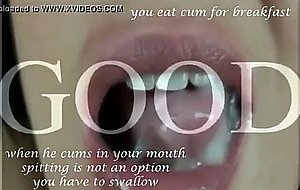 Cum is good for you