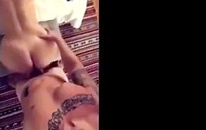 Pounding her tight pussy without a warning 