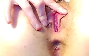 Fingering my pussy and butt hole