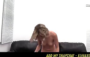 Blonde Assfuck Creampie On Couch HER SNAPCHAT ELINAXGOLD