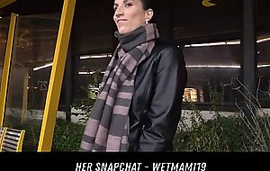 Night Time Outdoor Sex At The Station HER SNAPCHAT WETMAMI19 ADD