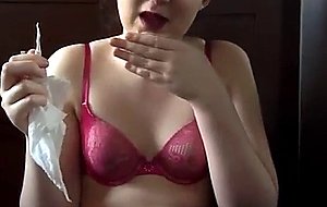 Sneezing fetish 19yrs old american teen in bra