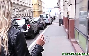 Busty brit pickedup in public for blowjob and sex