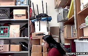 Teen Monica gets caught using a clever shoplifting trick