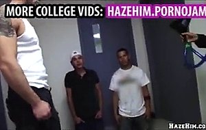 College frat boys get hazed
