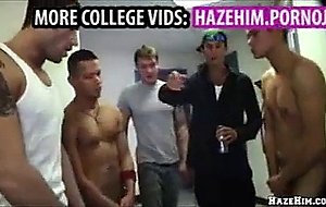 College frat boys get hazed