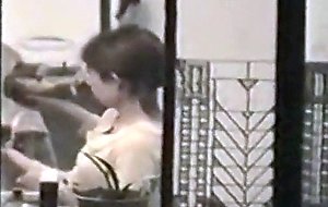 Amateur voyeur video of two asians getting freaky