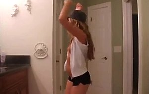 Sexy striptease teen and erotic dance