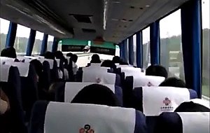 Maturbating on chinese bus