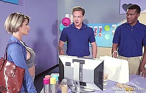 Joslyn james shows off her huge boobs and seduces the guy