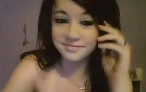 Brunette webcam