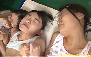 Jav teen schoolgirls go for a physical and get ambushed