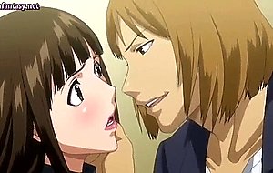 Big boobed anime babe gets cunt licked