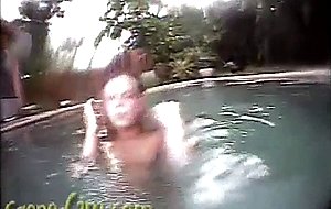 Teen tracy jumped by madman underwater