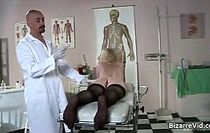 Three nasty babes come to the doctor for an exam but get to suck cock and fuck 3 by bizarrevid