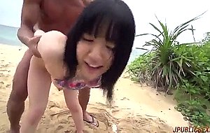 Airi delights with tasty dick in her hairy cunt