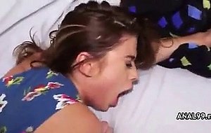 Hardcore anal sex with a tight hottie