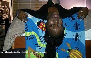 Black gal fucked in the mouth