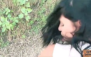Fucking with a honey school girl outdoor