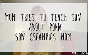Mom teaches son about porno and creampie - milfpov.info
