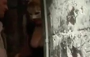 Amateur wife taken to bar and gangbang in basement
