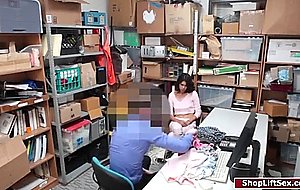 Latina fucked by officer for stealing  