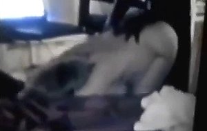 Bbw fucking her black bull on webcam  