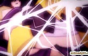 Trapped hentai in spidernet and honey fucked by shemale a