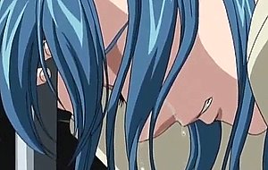 Sexy anime babe gets pussy fingered