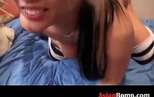 Asian ex doggystyled and titty fucked point of view