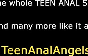 Teen amateur has anal sex  