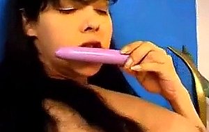 Small vibrator for a horny tgirl