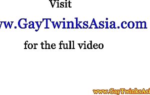 Asian twink teen rimming hairy butts