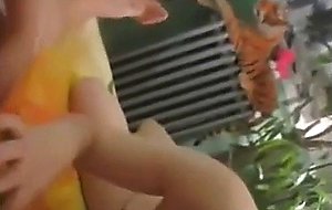 Chinese milf and daughter threesome  