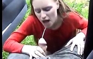 Sucking a pissing dick  