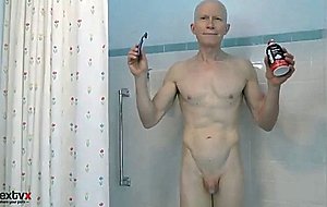 Cute guy showering 3  