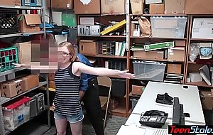 Shy thief fucks her way out of trouble  
