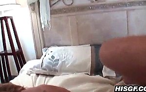 Sexy blonde amateur makes her first sex tape